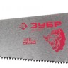 Ножовка ЗУБР ЭКСПЕРТ по дереву, прямой закаленный зуб, пластмассовая ручка, шаг зуба 3,5мм, 400мм