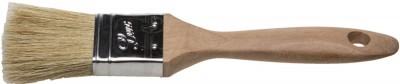 Кисть плоская STAYER UNIVERSAL-LUX, светлая натуральная щетина, деревянная ручка, 38мм