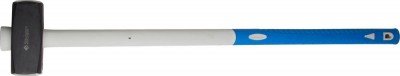 Кувалда ЗУБР ЭКСПЕРТ кованая с обратной двухкомпонентной фиберглассовой рукояткой и защитной резиновой манжетой, 5,0кг