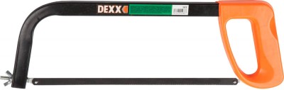 Ножовка по металлу DEXX, пластиковая рукоятка, металлическая усиленная рамка, 300 мм