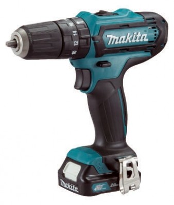 Аккумуляторная двухскоростная ударная дрель-шуруповерт Makita HP332DWMX1