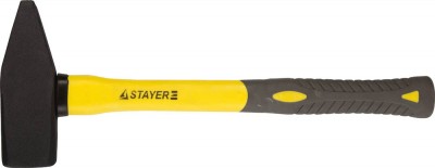Молоток STAYER PROFI слесарный кованый с двухкомпонентной фиберглассовой ручкой, 2,0кг 20050-20