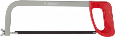 Ножовка по металлу ЗУБР МХ-100, металлическая рамка, пластмассовая ручка, натяжение 80 кг, 300 мм