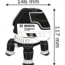 Нивелир Bosch Gll 3-50 professional+ bm 1 + lr 2 prof.