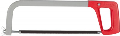 Ножовка по металлу ЗУБР МХ-200, усиленная рамка, металлическая ручка, натяжение 80 кг, 300 мм