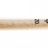 Кисть круглая ЗУБР УНИВЕРСАЛ - МАСТЕР, светлая щетина, деревянная ручка, №2, 20мм