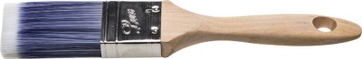 Кисть плоская STAYER AQUA-LUX, искусственная щетина, неокрашенная профессиональная деревянная ручка, 38мм