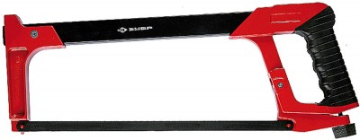 Ножовка ЗУБР МАСТЕР по металлу, биметаллическое полотно, усиленная рамка, металлическая обрезиненная ручка, 300 м