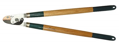 Сучкорез RACO с дубовыми ручками, 2-рычажный, с упорной пластиной, рез до 36мм, 700мм