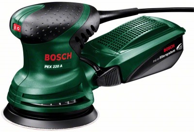 Эксцентриковая шлифмашина Bosch PEX 220 A Кейс
