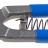 Ножницы по металлу цельнокованые ЗУБР 220мм, прямые, усиленные, твердость HRC 58-61