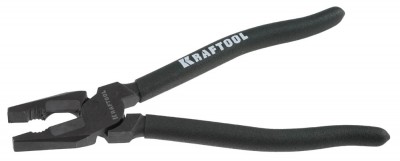 Плоскогубцы KRAFTOOL KarbMax комбинированные, с твердосплавными вставками, покрытие оксидированное с полировкой, 220мм