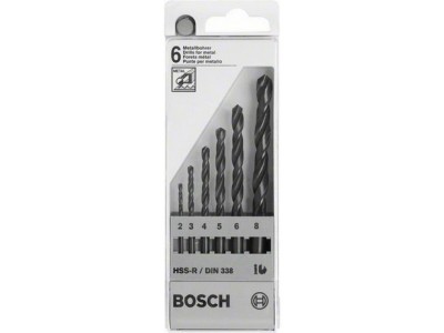 Набор сверл по металлу 6 шт. (2-8 мм) Bosch 2607018352