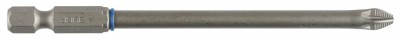 Бита ЗУБР ЭКСПЕРТ торсионная кованая, обточенная, хромомолибденовая сталь, тип хвостовика E 1/4, PZ2, 100мм, 1шт