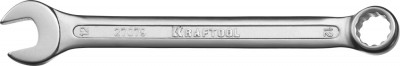 Ключ KRAFTOOL EXPERT гаечный комбинированный, Cr-V сталь, хромированный, 12мм