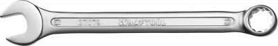 Ключ KRAFTOOL EXPERT гаечный комбинированный, Cr-V сталь, хромированный, 13мм