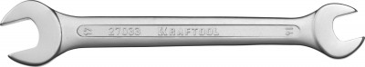 Ключ KRAFTOOL EXPERT гаечный рожковый, Cr-V сталь, хромированный, 14х17мм