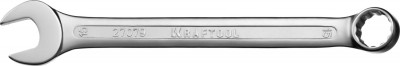 Ключ KRAFTOOL EXPERT гаечный комбинированный, Cr-V сталь, хромированный, 15мм