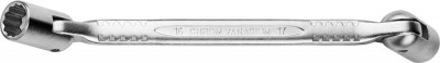 Ключ KRAFTOOL шарнирный двухсторонний, Cr-V, 8х9мм 27210-08-09