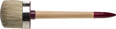 Кисть круглая ЗУБР УНИВЕРСАЛ - МАСТЕР, светлая щетина, деревянная ручка, №22, 70мм