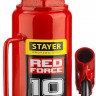 Домкрат гидравлический бутылочный "RED FORCE", 10т, 230-460 мм, STAYER 43160-10