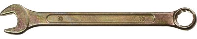 Ключ комбинированный гаечный DEXX, желтый цинк, 13 мм
