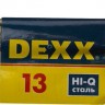 Ключ комбинированный гаечный DEXX, желтый цинк, 13 мм