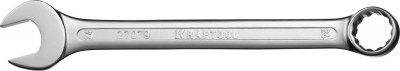 Ключ KRAFTOOL EXPERT гаечный комбинированный, Cr-V сталь, хромированный, 24мм