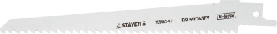 Полотно STAYER PROFI S611DF для сабельн эл. ножовки Bi-Metall, дерево, дерево с гвоздями,металл, газобетон, пластик