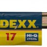 Ключ комбинированный гаечный DEXX, желтый цинк, 17 мм