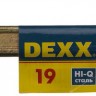 Ключ комбинированный гаечный DEXX, желтый цинк, 19 мм