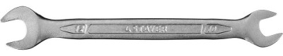 Ключ STAYER PROFI гаечный рожковый, Cr-V сталь, хромированный, 10х12мм