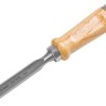Стамеска-долото ЗУБР ЭКСПЕРТ полукруглая с деревянной ручкой, хромованадиевая сталь, 14мм