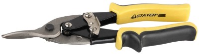 Ножницы по металлу рычажные STAYER MAX-Cut 250мм, прямые, кованая Cr-V сталь, режущая способность: холоднокатанная сталь-1,0мм, нерж. сталь-0,5мм