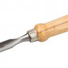 Стамеска-долото ЗУБР ЭКСПЕРТ полукруглая с деревянной ручкой, хромованадиевая сталь, 16мм