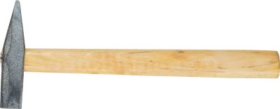 Молоток НИЗ оцинкованный с деревянной рукояткой, 200гр.