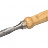 Стамеска-долото ЗУБР ЭКСПЕРТ полукруглая с деревянной ручкой, хромованадиевая сталь, 18мм