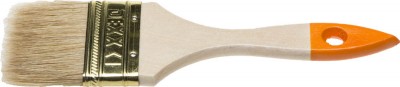 Кисть флейцевая DEXX ПРАКТИК , деревянная ручка, натуральная щетина, индивидуальная упаковка, 63мм