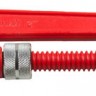 Ключ трубный рычажный ЗУБР ЭКСПЕРТ, тип S, изогнутые губки для труднодоступных мест, цельнокованный, Сr-V, № 3, 2