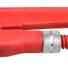 Ключ трубный рычажный ЗУБР ЭКСПЕРТ, изогнутые губки, цельнокованый, Сr-V, № 1, 1