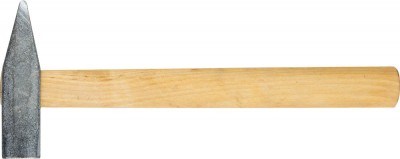 Молоток НИЗ оцинкованный с деревянной рукояткой, 600гр.