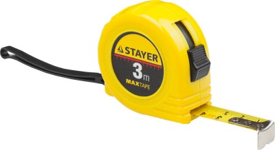 Рулетка STAYER МASTER MaxTape, пластиковый корпус, 3м/16мм