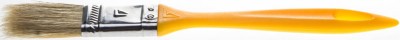Кисть плоская STAYER UNIVERSAL-STANDARD, светлая натуральная щетина, пластмассовая ручка, 25мм