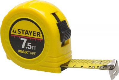 Рулетка STAYER МASTER MaxTape, пластиковый корпус, 7м/25мм