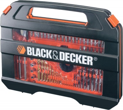 Набор Black Decker A 7154 (100шт, держатель магн, отв насадки, сверла, , цифенборы, чем) 152816
