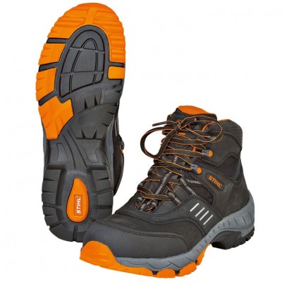 Защитные ботинки на шнуровке WORKER S3, чёрные/ора 00008851337