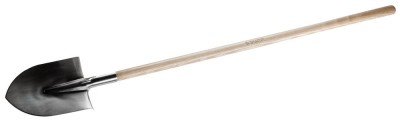Лопата ЗУБР ЭКСПЕРТ штыковая из нержавеющей стали, деревянный черенок из ясеня, 290х205х1500мм