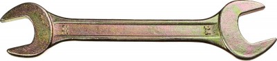Ключ рожковый гаечный DEXX, желтый цинк, 22х24мм