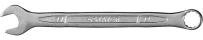 Ключ STAYER PROFI гаечный комбинированный, Cr-V сталь, хромированный, 12мм