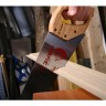 Ножовка ЗУБР ЭКСПЕРТ для тонкого пиления, прямой мелкий закаленный зуб, деревянная ручка, шаг зуба 2,3мм, 350мм